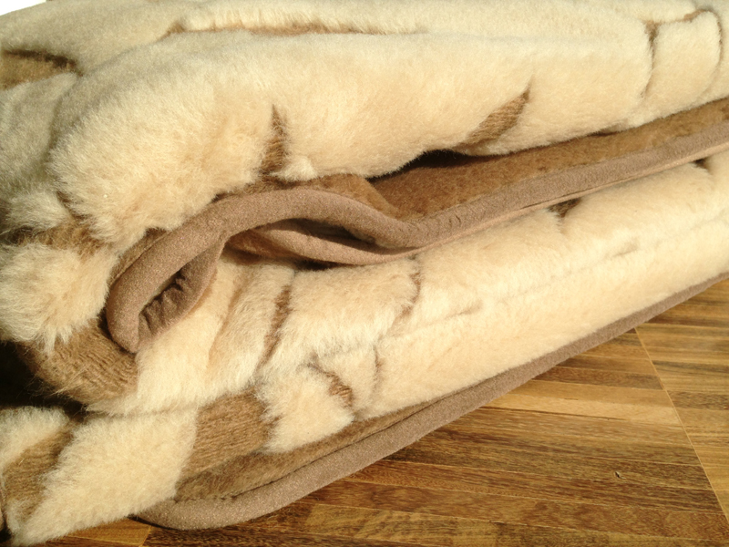 0044 Kołdra wełniana Camel z wełny wielbłądziej Benjamin Brąz 160x200