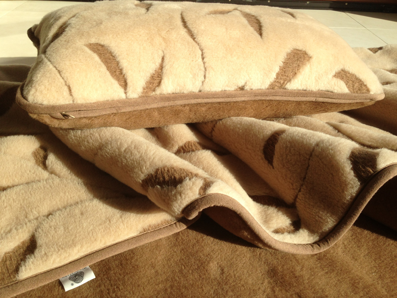0045 Kołdra wełniana Camel z wełny wielbłądziej Benjamin Brąz 160x200