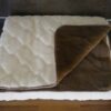 0170 Kołdra z wełny Camel Ciemny + Kaszmir Wytłaczany 200x200