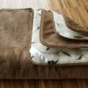 0227 Kołdra z wełny Camel Ciemny + Merynos Benjamin Brąz 200x200