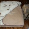 0229 Kołdra z wełny Camel Jasny + Merynos Benjamin Brąz 160x200
