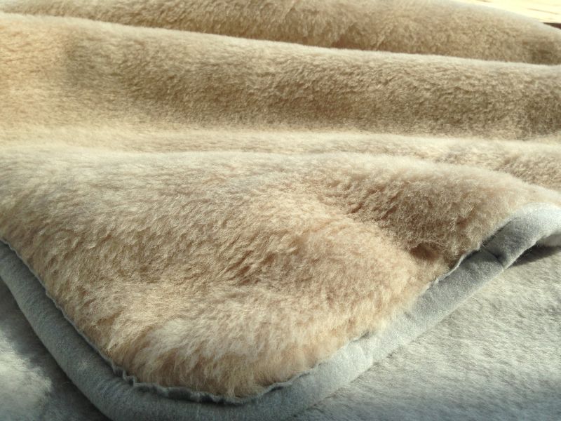 0248 Kołdra z wełny Alpaki Silver Camel Jasny 140x200