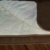 0263 Kołdra z wełny Camel Ciemny + Kaszmir Caro 140x200