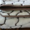 Kołdra z wełny Camel Ciemny + Kaszmir Żyrafa Gruba 180x200