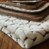 0283 Kołdra z wełny Camel Ciemny + Kaszmir Żyrafa 140x200