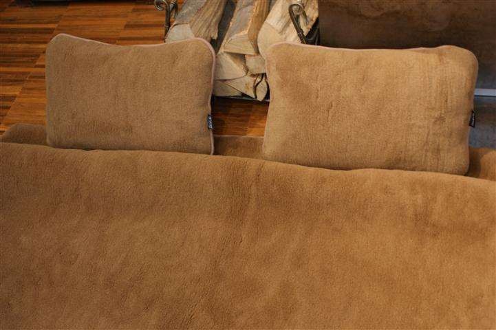 Pościel wełniana Camel z wełny wielbłądziej Kasztan 200x200 + Materac wełniany