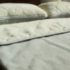 Pościel z wełny Alpaki Silver Kaszmir Caro 220x200 + Podkład wełniany