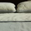 Pościel z wełny Alpaki Silver Kaszmir Caro 220x200 + Podkład wełniany
