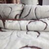 0526 Pościel z wełny Camel Ciemny + Kaszmir Luna 200x200