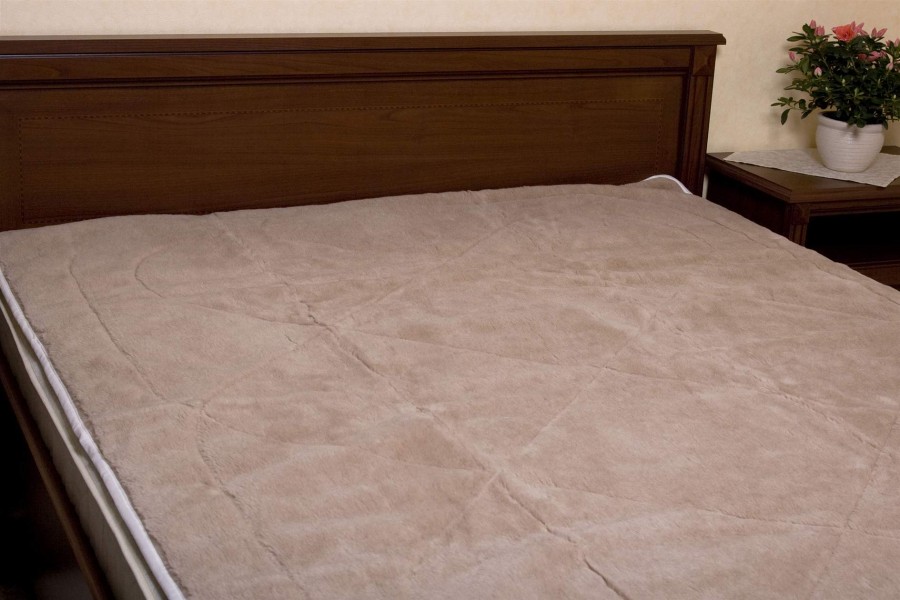 0672 Podkład z wełny Camel Jasny 140x200