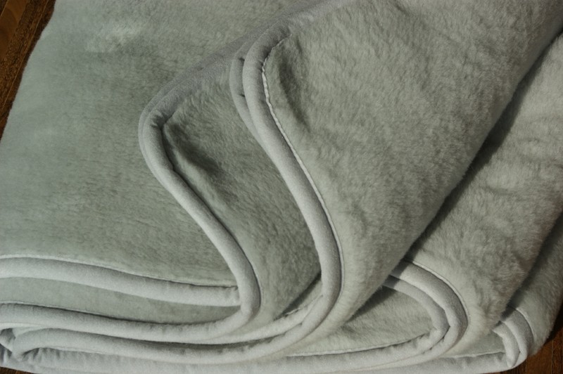 0795 Podkład z wełny Alpaki Silver 90x200