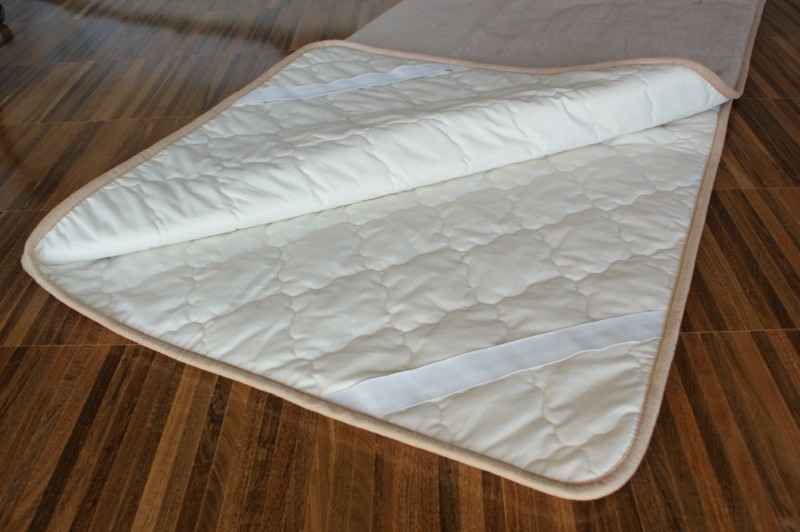 0841 Podkład z wełny Camel Jasny Light 140x200