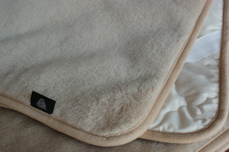 0849 Podkład z wełny Camel Jasny Light 140x200