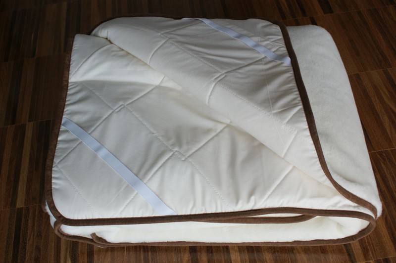 0853 Podkład z wełny Kaszmir Lux Brown 120x200