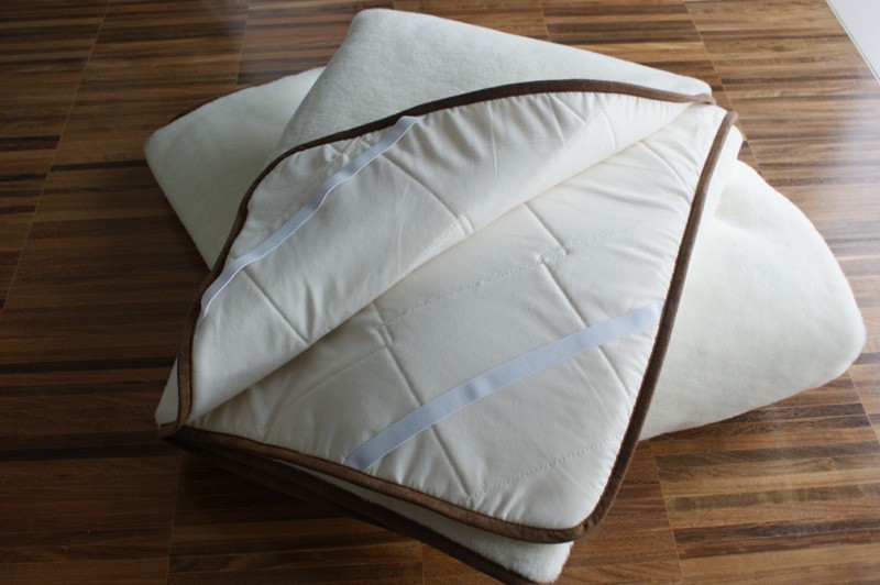 0855 Podkład z wełny Kaszmir Lux Brown 120x200