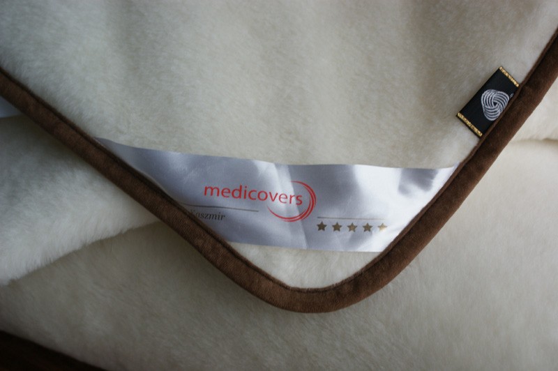 0856 Podkład z wełny Kaszmir Lux Brown 120x200