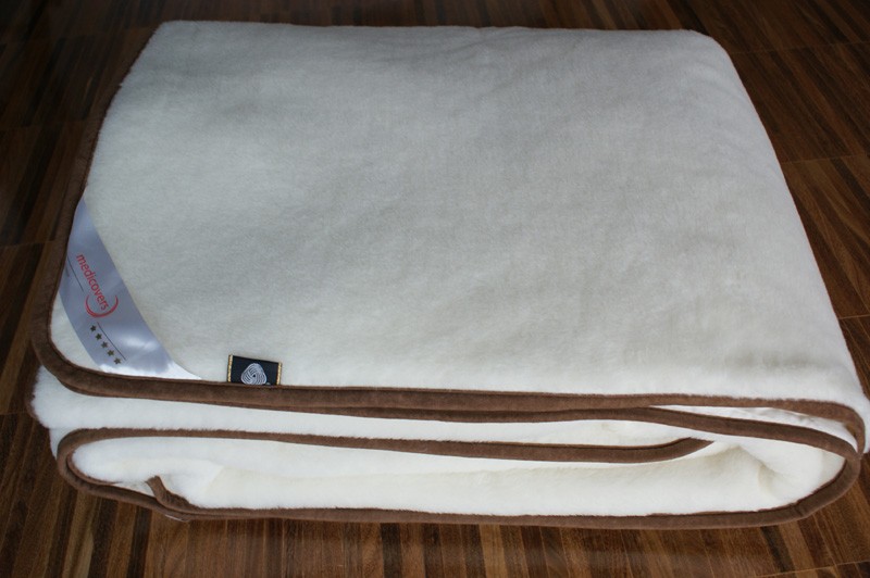 0857 Podkład z wełny Kaszmir Lux Brown 120x200