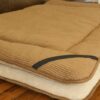 0878 Materac z wełny Camel Ciemny + Camel Jasny Peruggiano 140x200