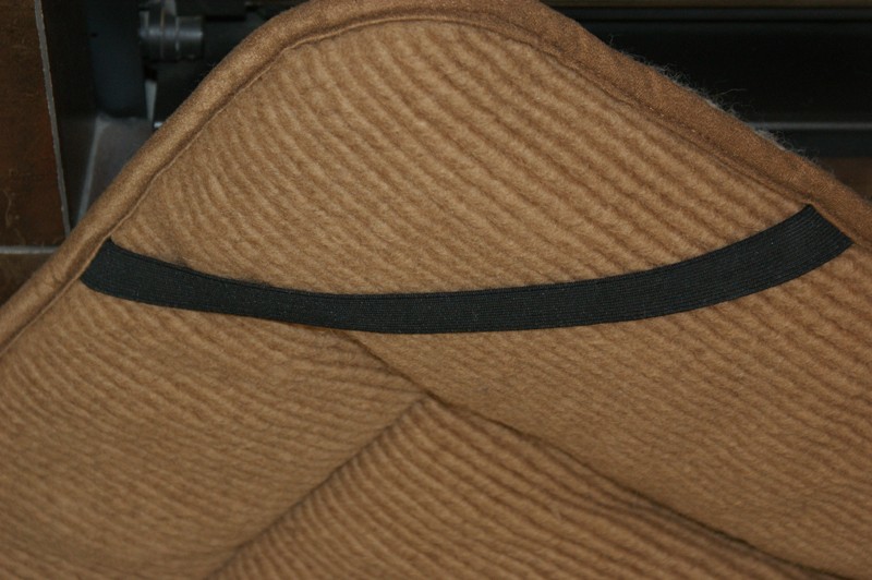 0881 Materac z wełny Camel Ciemny + Camel Jasny Peruggiano 140x200