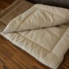 0885 Materac z wełny Camel Ciemny + Camel Jasny Peruggiano 140x200
