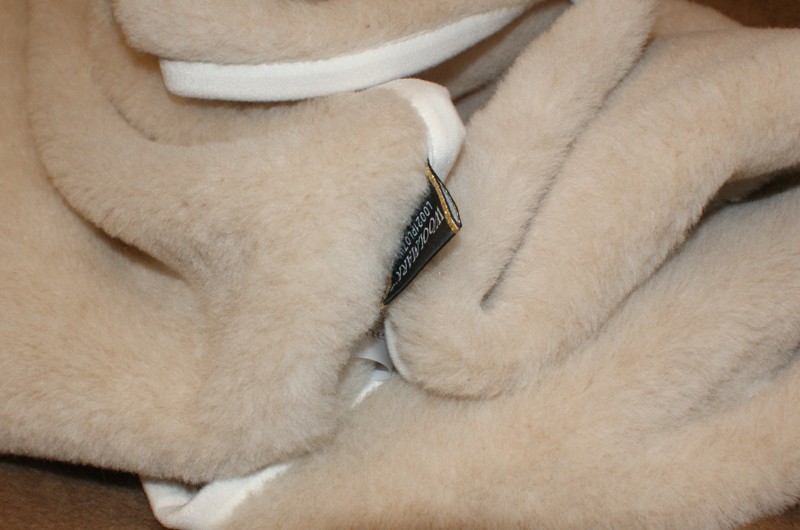 0894 Koc wełniany Camel z wełny wielbłądziej JASNY 240x200