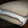 0982 Materac z wełny wielbłądziej Camel Jasny Mega Gruby 140x200