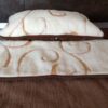 Pościel z wełny Camel Ciemny Kaszmir Gold 140x200 + Materac wełniany