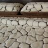 Pościel z wełny Camel Ciemny + Kaszmir Żyrafa 160x200 + Materac wełniany