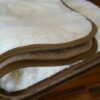 1639 Kołdra z wełny Camel Ciemny + Kaszmir White 160x200