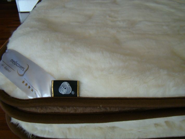 1641 Kołdra z wełny Camel Ciemny + Kaszmir White 160x200