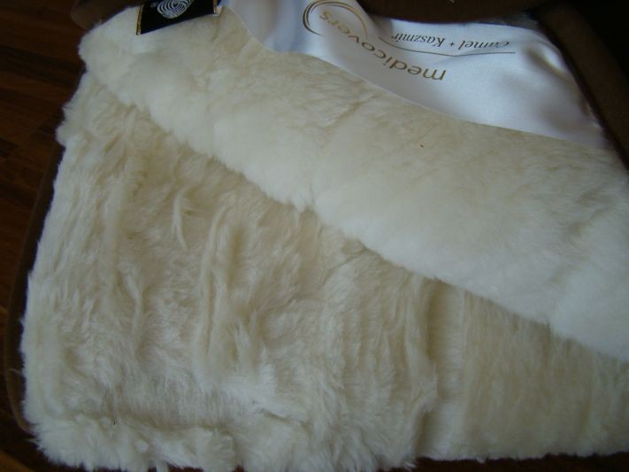 1644 Kołdra z wełny Camel Ciemny + Kaszmir White 160x200