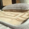 2306 Pościel z wełny Alpaki Silver Camel Greka 140x200 + Podkład wełniany