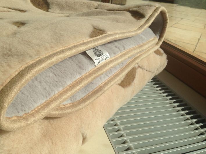 2507 Kołdra z wełny Alpaki Silver Camel Benjamin Brąz 160x200