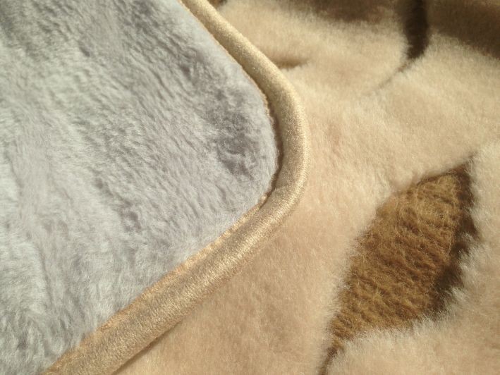 2508 Kołdra z wełny Alpaki Silver Camel Benjamin Brąz 160x200