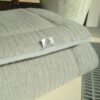 Materac z wełny Alpaki Silver Pasy 180x200