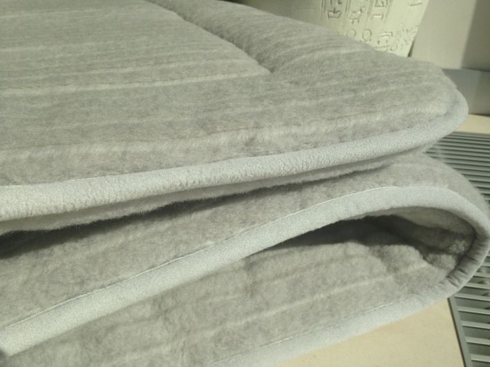 Materac z wełny Alpaki Silver Pasy 180x200