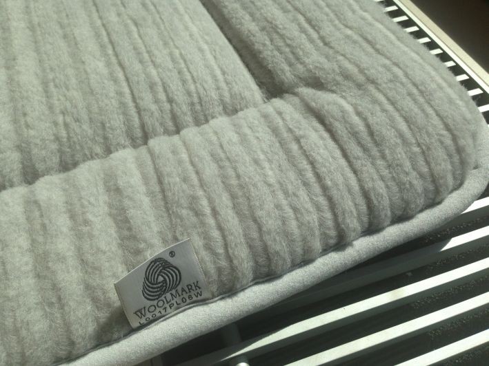 Materac z wełny Alpaki Silver Pasy 180x200