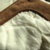 3119 Kołdra z wełny Camel Ciemny + Kaszmir Sofia 160x200