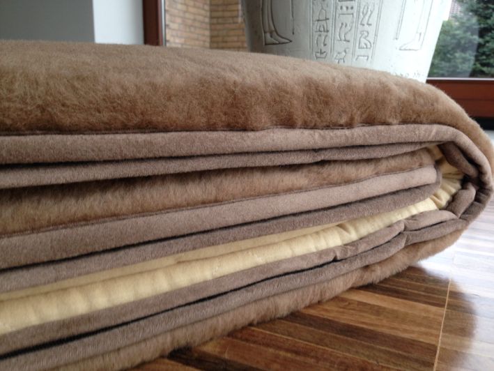 4705 Materac z wełny Camel Królewski Lateks 100x200