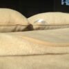 17 Pościel wełniana Camel z wełny wielbłądziej Cappuccino 180x200 + Materac wełniany