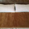 17 Pościel z wełny Alpaki Alpina Camel Kasztan 240x200 + Materac wełniany