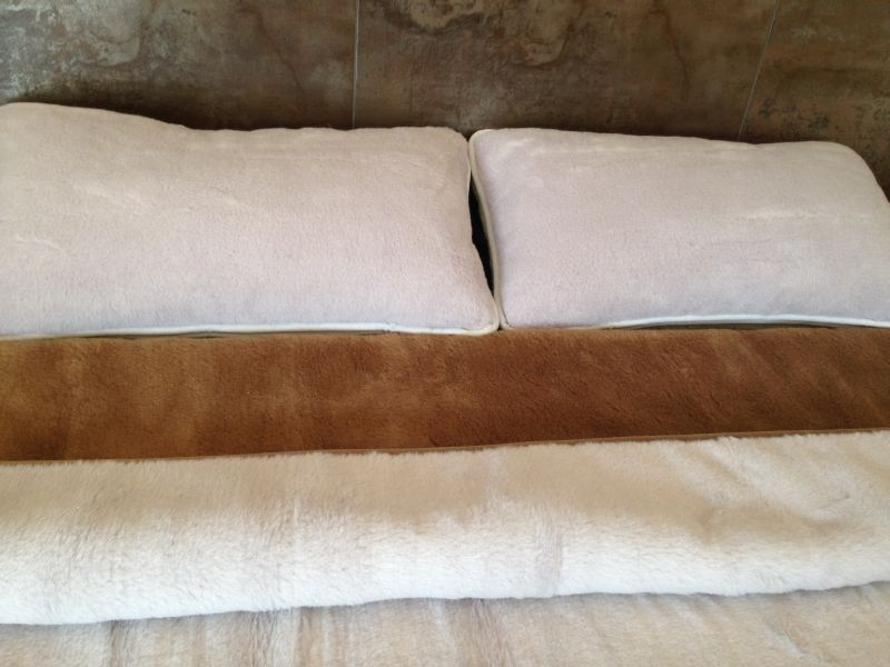 8 Pościel z wełny Alpaki Alpina Camel Kasztan 240x200 + Materac wełniany