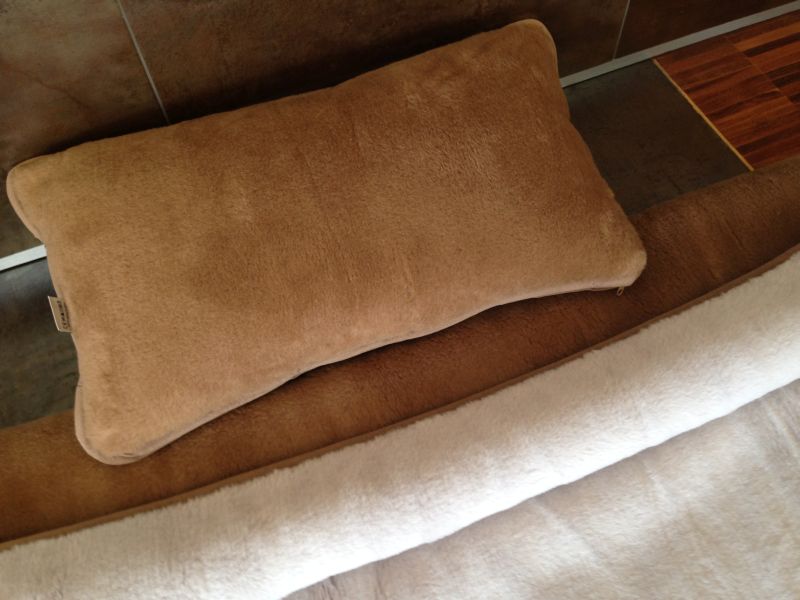 4 Pościel z wełny Alpaki Alpina Camel Kasztan 140x200 + Podkład wełniany