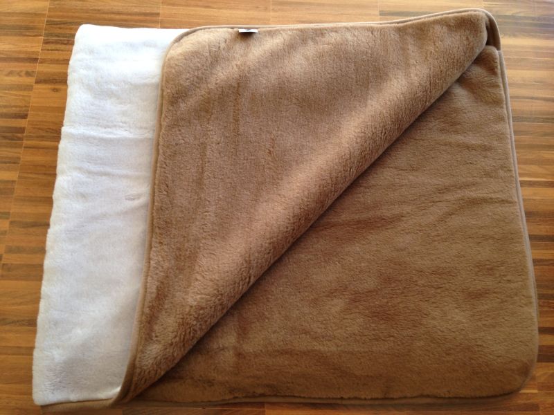 002 Kołdra z wełny Alpaki Alpina Camel Ciemny 160x200