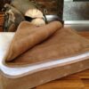 020 Kołdra z wełny Alpaki Alpina Camel Ciemny 160x200