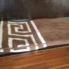 Koc wełniany Camel z wełny wielbłądziej CIEMNY GREKA 140x200