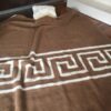 Koc wełniany Camel z wełny wielbłądziej CIEMNY GREKA 140x200