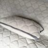 11 Pościel z wełny Alpaki Silver Caro + Alpaka Gładka 140x200 + Podkład wełniany
