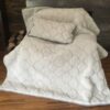 14 Pościel z wełny Alpaki Silver Caro + Alpaka Gładka 140x200 + Podkład wełniany
