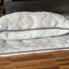 17 Pościel z wełny Alpaki Silver Caro + Alpaka Gładka 140x200 + Podkład wełniany